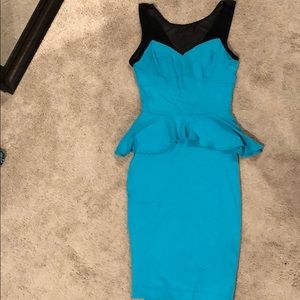 Bebe peplum dress